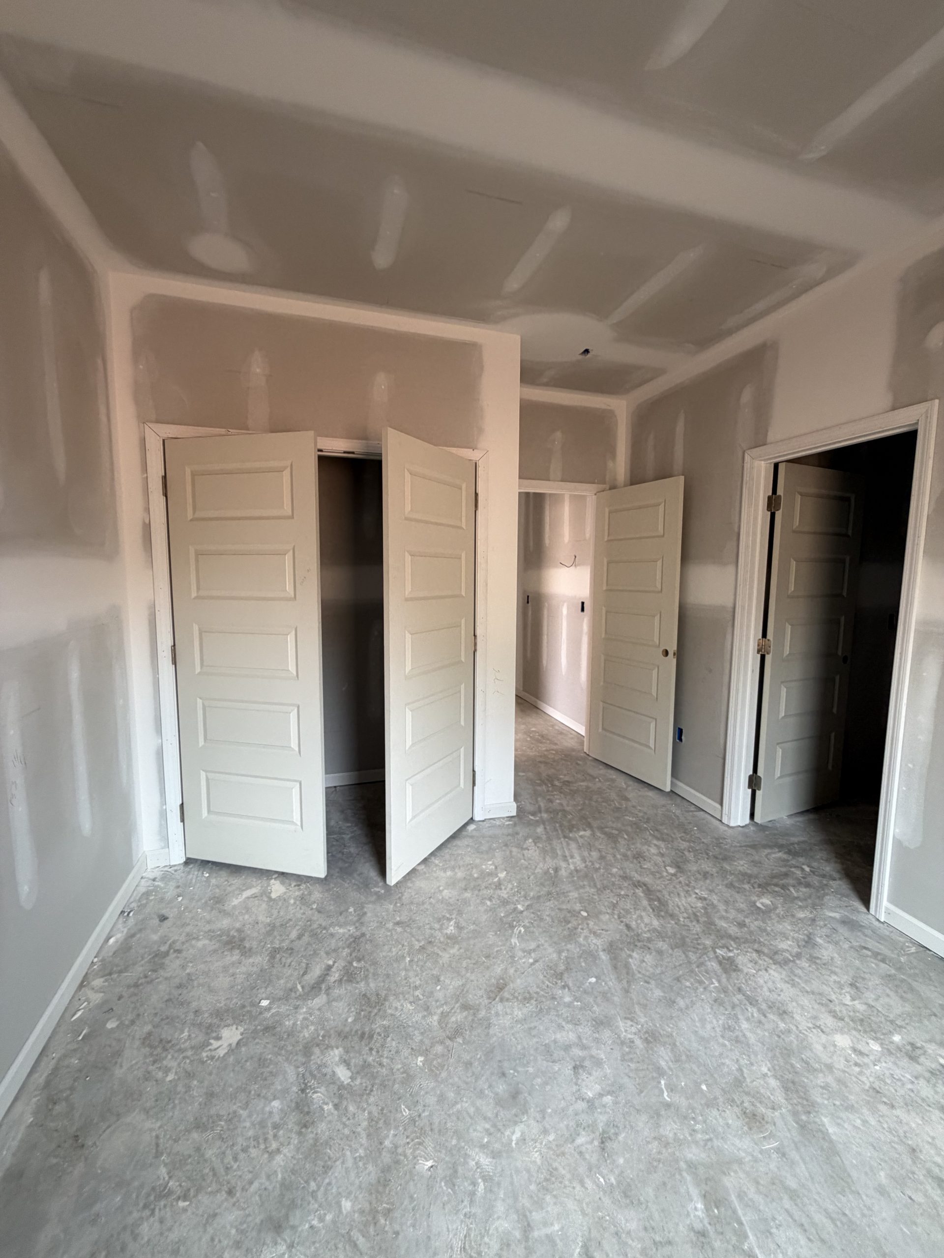 Drywall installation and finishing ready for primer and paint in Huntsville Alabama