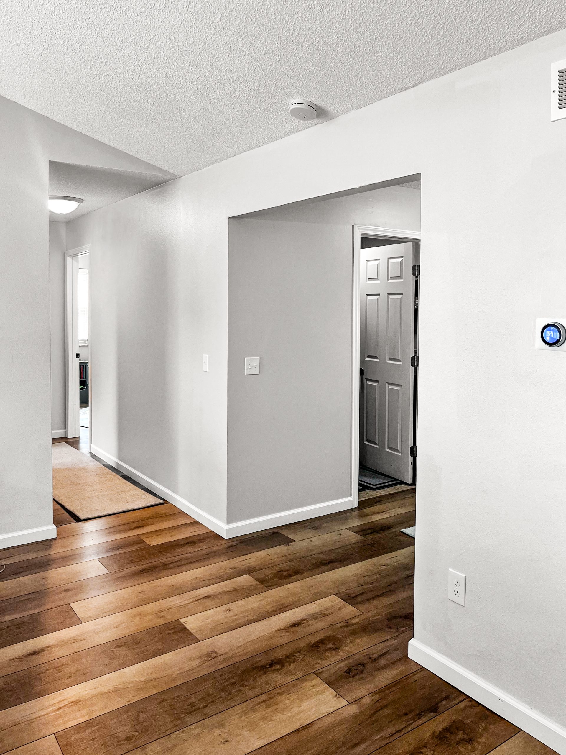 Interior painting trim installation and drywall repair in Huntsville Alabama by All Seasons Remodeling