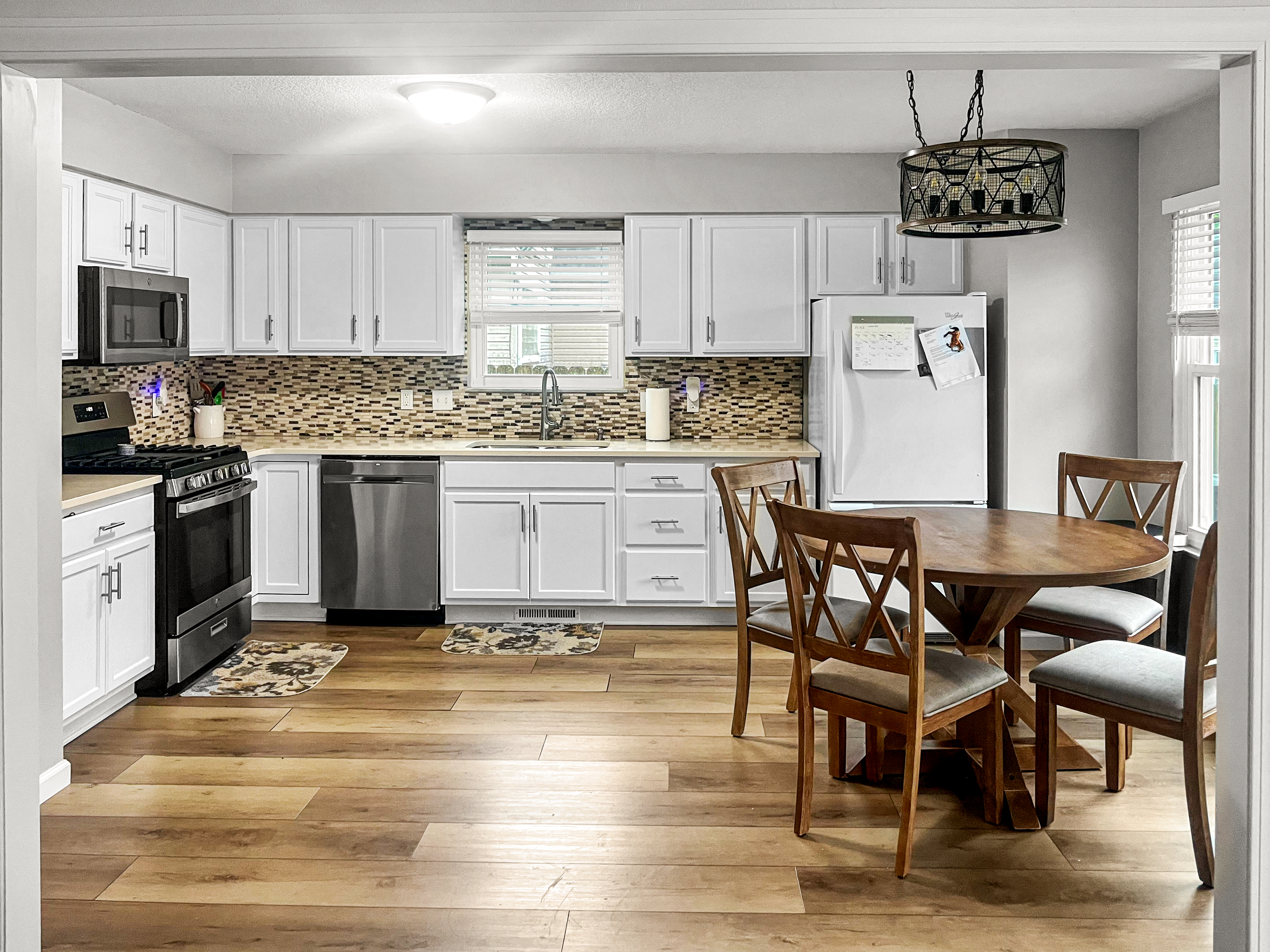 Luxury vinyl plank flooring installation in Huntsville Alabama